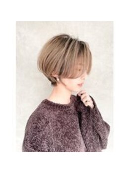 オアシス ガーデン 柏店(Oasis GaRDEN)の写真/《平日☆カット+カラー+Tr¥6980》骨格に合わせた似合わせ提案♪スッキリまとまり扱いやすく小顔に見える♪