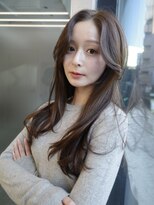 ヌヌ 渋谷 原宿 明治神宮前(nunu)&nbsp;レイヤーカットウルフカットボブグレージュオリーブべージュ