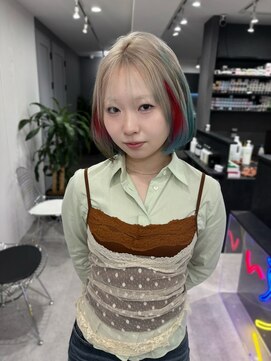 いろあそび 八王子 グラデーションカラー×インナーカラー