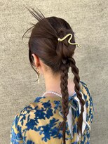 タミーズ 金山(Tummy's)&nbsp;カチモリヘア編み下ろしアレンジ