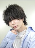 ラウンドマッシュ/ソフトツイストパーマ