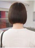 ボブ 髪質改善 ストレート 縮毛矯正 地下風 ストン タッセル