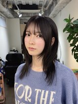 hyon myon/RISEbyREVO 綾瀬店【ヒョンミョン】&nbsp;ハッシュカット/デザインカラー/グレージュ[綾瀬駅/韓国ヘア]