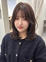 ルトワフクロマチ(Lutowa Fukuromachi)&nbsp;内巻きミディアム×シースルーバング/袋町/本通