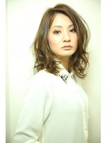 ハピネス クローバー 学園前店(Happiness CLOVER)&nbsp;【CLOVER学園前稲留真希】美髪ルーズな大人可愛いフェミニンボブ