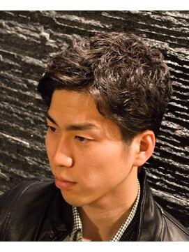 プレミアムバーバー 銀座店(PREMIUM BARBER produce by HIRO GINZA) ビジネスパーマスタイル