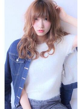 リピース(Re.peace) 【Repeace】セミロング×グレージュ×ウェーブ