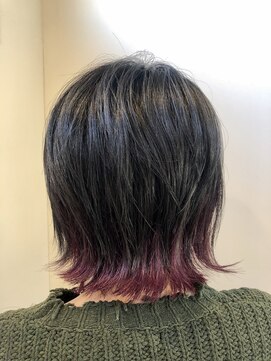 ヘアショップアルファ おしゃれ!!ネオウルフ風スタイル&インナーカラー