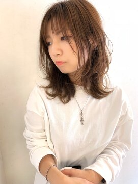 リアン(Lien) レイヤー×スモーキーブラウン/MARINA