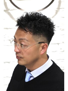 ヨシザワインク プレミアム 横浜 桜木町店(YOSHIZAWA Inc. PREMIUM) 【ヨシザワ横浜】30代40代ビジカジくせ毛風アイパーフェード