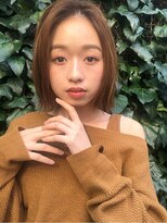 ラパンセ ブルー(LA PENSEE BLEU)&nbsp;【LA PENSEE BLEU】大人ナチュラル外ハネボブ　ハイライト