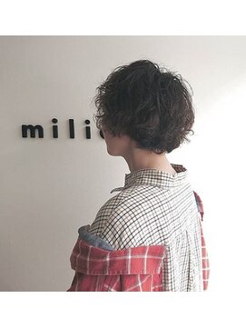 ヘアサロン ミリエ(HAIR SALON milie) ショート　パーマ