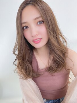 ルービック 和歌山(Rubik's) グレージュ/デジパ/抜け感ヘア/ロングヘア