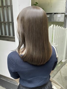 クラン(clan) 【クラン 相川】髪質改善カラー オリーブベージュ