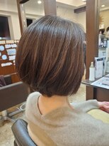 ヘアメイク クリア 本店(hair+make CLEAR) 上品丸みボブ　30代40代50代