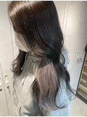 saraju ニシカワ インナーカラーペールグレー