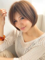 アグ ヘアー フェイト 下郡店(Agu hair fate) 《Agu hair》王道☆大人かわいい小顔ショートボブ