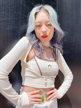 アルバム 渋谷パルコ(ALBUM) ★韓国風フェザーバングミディアムヘア_ふんわりカール_8808☆