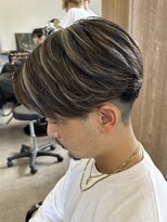 エルマーク(L-MARK) シースルーマッシュブリーチダブルカラーフェイスフレーミング