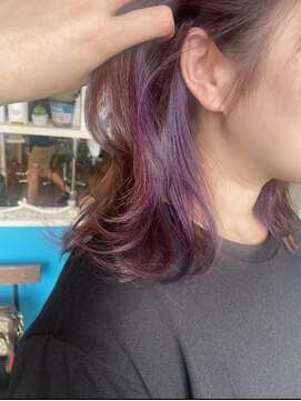 キキヘアメイク(kiki hair make) インナーヴァイオレット