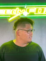 グリーディーフォックス 三軒茶屋(GreedyFOX)&nbsp;波巻き/マッシュパーマ/ウルフ/ハイライト<理容室>三軒茶屋