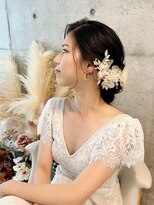 ボニー(Bonnie)&nbsp;ブライダルヘア/ルーズシニヨン/花嫁/