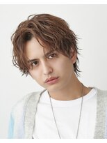 オーシャントーキョー 渋谷神南(OCEAN TOKYO) ツーブロック束感波巻きウルフ