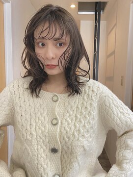 ソイ コンク 下北沢(soi conc) ウェーブヘア/ミディアムレイヤー/ニュアンスウェーブ_下北沢