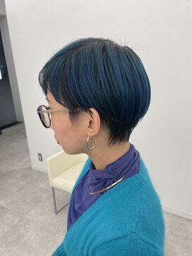 ブラウン(Brown) イメチェンヘアスタイルハッシュカット似合わせカットショート