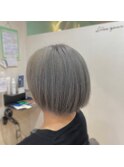 脱白髪染めシルバーグレー