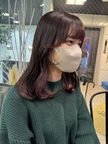 ヘアーアンドメイク ビス(HAIR&MAKE bis) ワンカラーでできるラベンダーピンク【井澤彩】