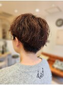 パーマ風ショート