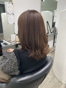 イレス 札幌円山店(IRESU) 切りっぱなしボブ/エアリーロング/美髪/ピンクブラウン/ショート