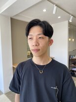 シンス(Since)&nbsp;メンズカット｜センターパート｜刈り上げ男子｜夏目寧々