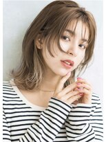 トッカ 札幌(tocca) ウルフレイヤー/ミルクティーインナーカラー