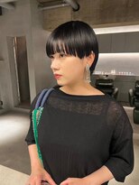 リール(rire)&nbsp;rireイメチェン前髪アンブレラカラーこなれミディウェーブパーマ