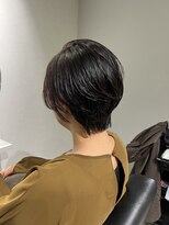 ピアーネ 三宮トアロード店(PIANE)&nbsp;簡単スタイリングショートヘア　30代/40代/50代　黒髪