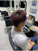 波巻きツイストスパイラルパーマ/フェザーパーマ/眉毛/メンズ
