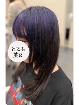 ステレオ 知立店(STEREO) レイヤーカット×個性派ルーツカラー