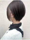 ショートボブ イヤリングカラー 担当近森