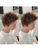 スパイキーショートスパイキーパーマ