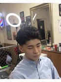 ラフスパイキーショート　ピンパーマ