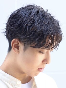 デプト(DEPT.) 波巻きスパイラルパーマシャドウパーマウルフカットメンズパーマ
