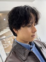 ラヴィズム(LUVISM)&nbsp;波巻きパーマツイストスパイラルパーマメンズマッシュパーマ万代