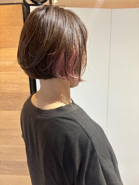 スーリール 伊都店(Sourire) ショート/ショートボブ/ベージュ/ピンク