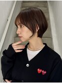 ショートカット/髪質改善縮毛矯正白髪ぼかしレイヤーカラーボブ