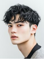 ロディーナコク 大口 新子安(rodina.coc)&nbsp;ニュアンスパーマ×メンズ/眉毛/韓国/ブリーチ/パーマ/ブリーチ