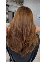 ハーシーバイアポロ 相模大野(HERSHE by apollo)&nbsp;ミディアムヘア/暗めカラー/グランマッシュ/レイヤーカット