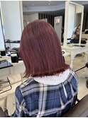 ブリーチ無しピンクラベンダー