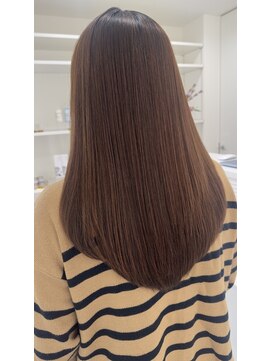 自然な縮毛矯正